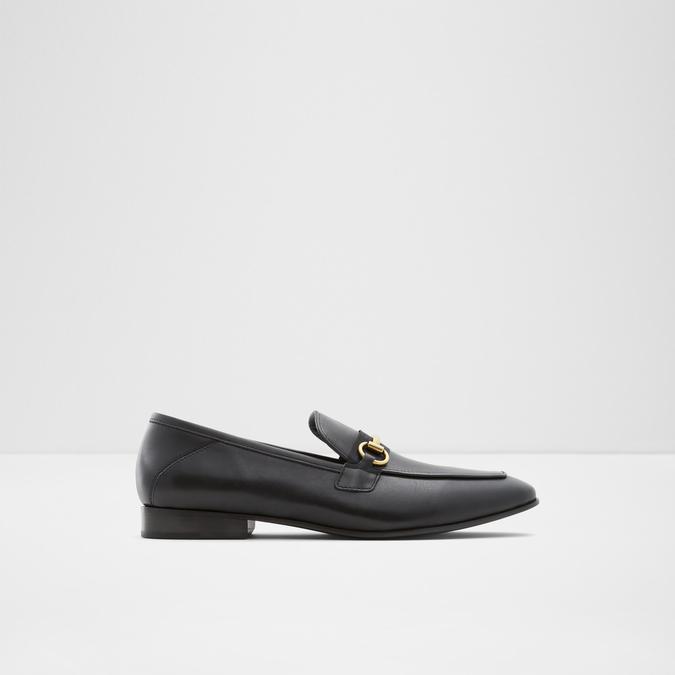 Heliothis Men's Black Dress Loafers image number 0