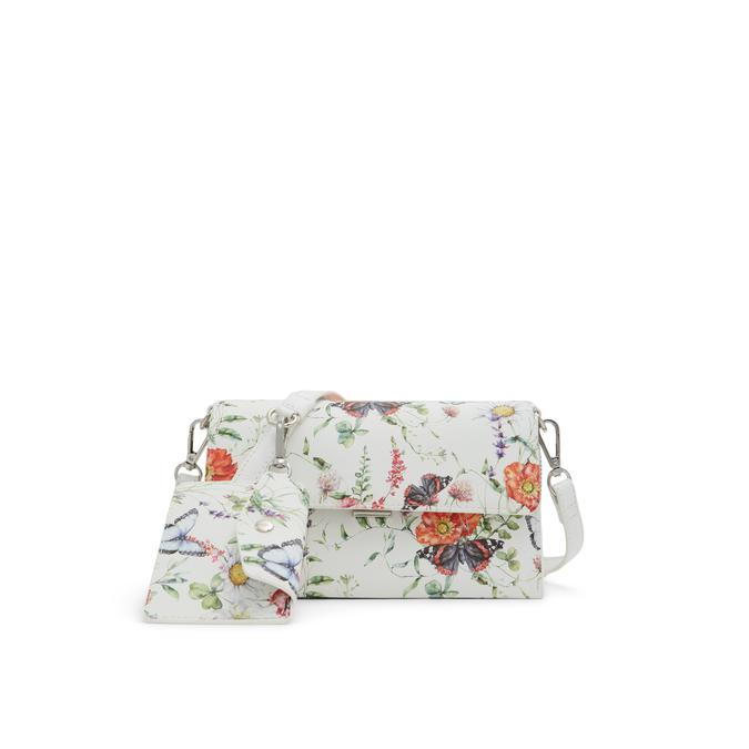Valabena Women's White Cross Body image number 0