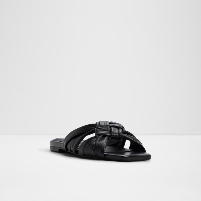 Henrielle-Inn Women's Black Flat Sandals image number 4