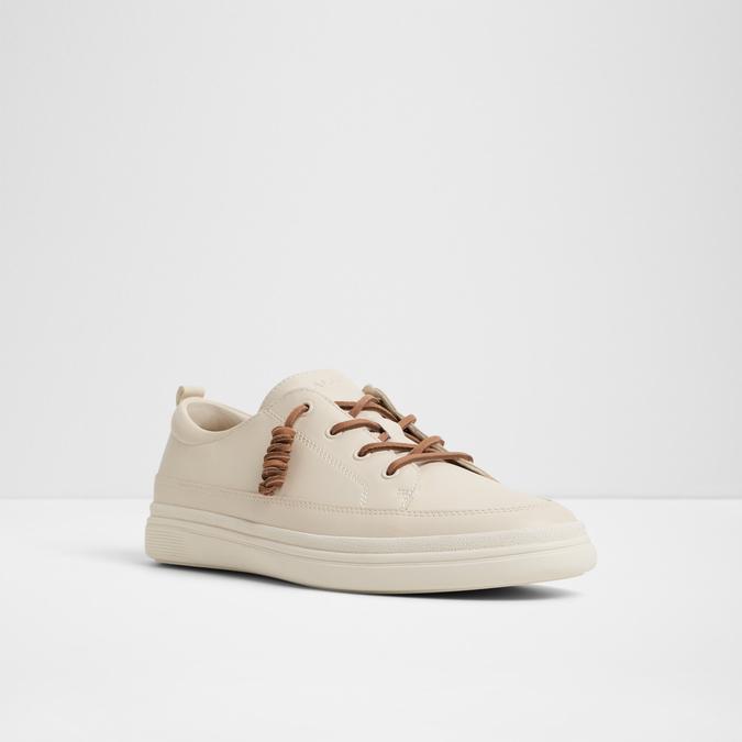 Tristin-In Men's White Low Top Sneakers image number 4