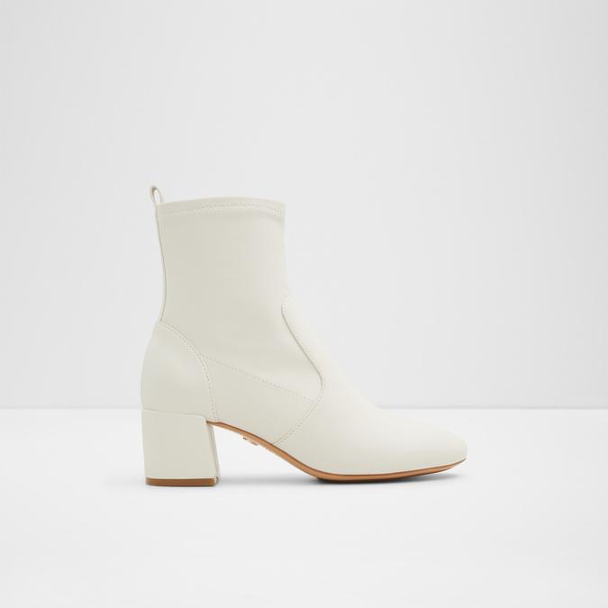 Tirgus-In Women's White Ankle Boots