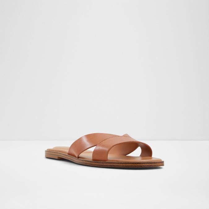 Caria Women's Brown Flat Sandals image number 4