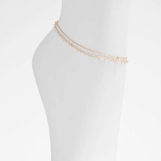 Maxillaria Women's Clear On Gold Anklet