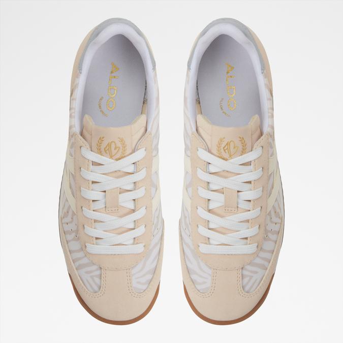 Stepcount-In Women's Beige Sneaker Wedges