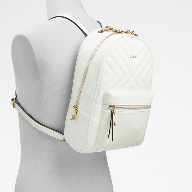 Jererrari Women's White Backpack image number 3