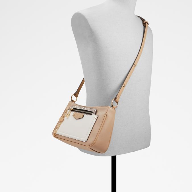 Alika Women's Beige Shoulder Bag image number 3