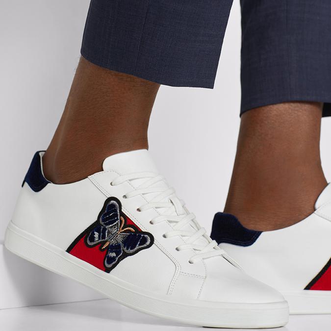Cowien Men's White Sneakers image number 1