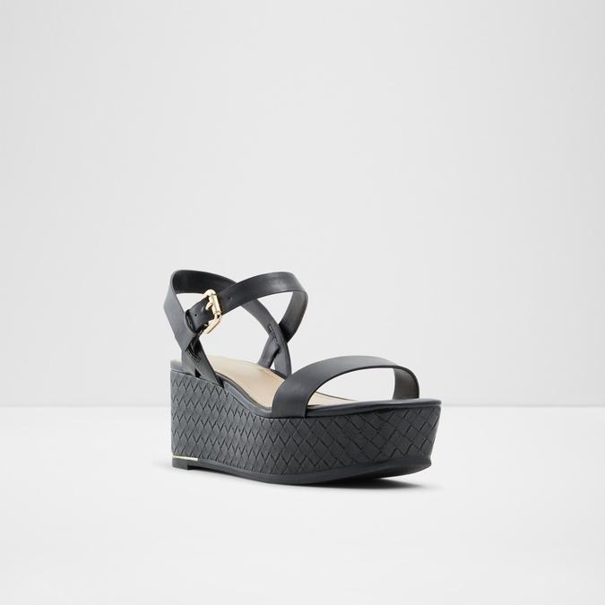 Eloiniel Women's Black Wedges image number 3