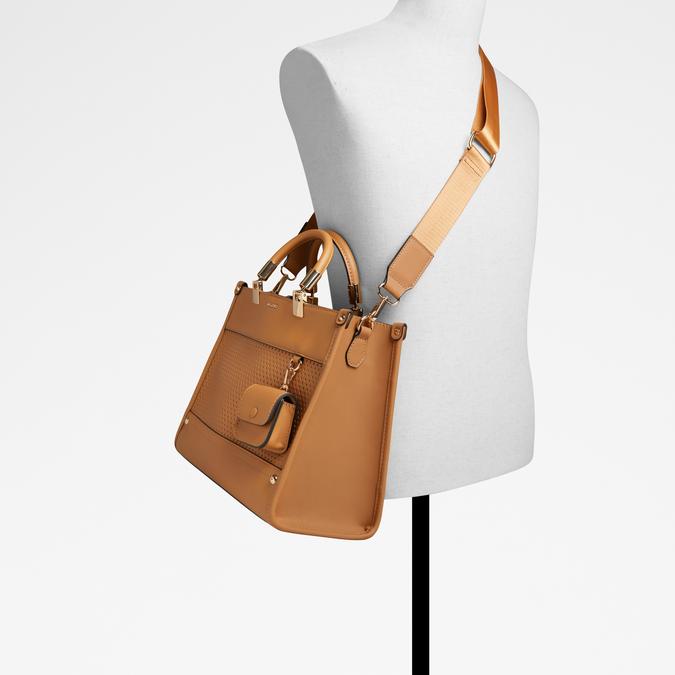 Daspiani Women's Beige Satchel image number 3