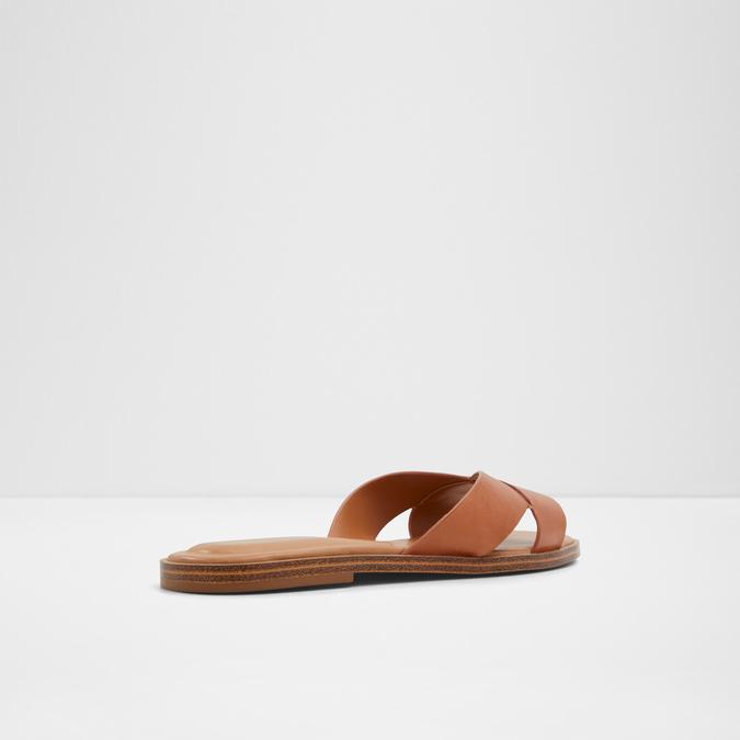 Caria Women's Brown Flat Sandals image number 2