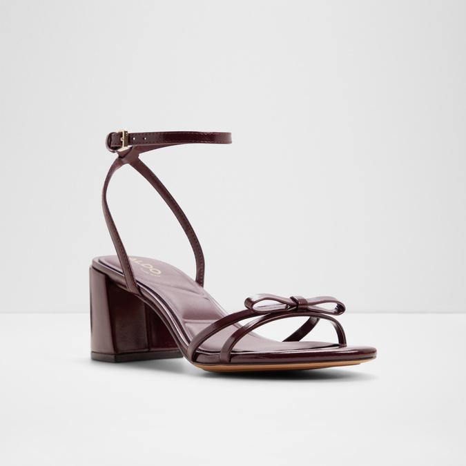 BOULA-IN Burgundy Women Block heel sandals image number 3