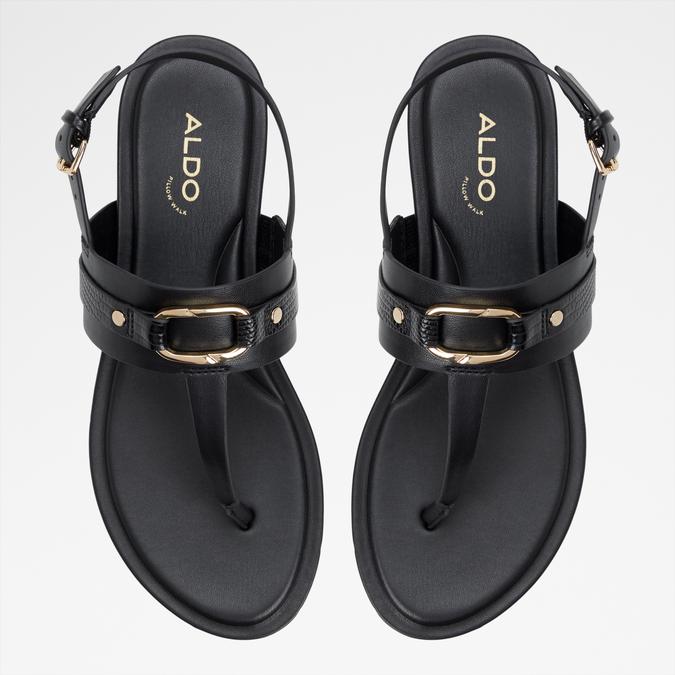 Taylen Women's Black Flat Sandals