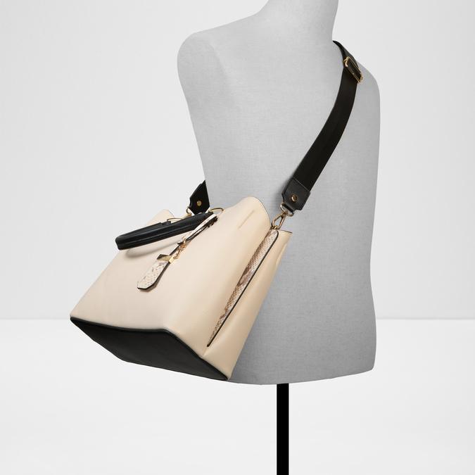 Eile Women's Beige Satchel image number 3
