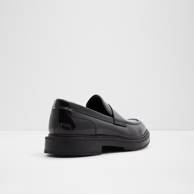 Niko Men's Black Loafers image number 2