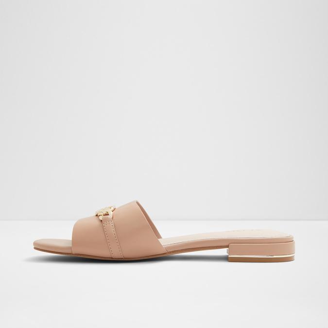 Emina Women's Beige Flat Sandals image number 3