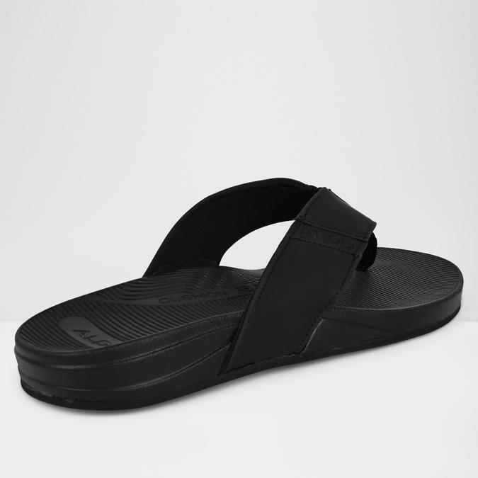 STEFFENA-IN Black Men Thong Sandals image number 2
