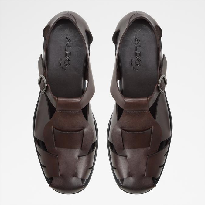 LANCINGA-IN Brown Men Back Strap Sandals image number 5