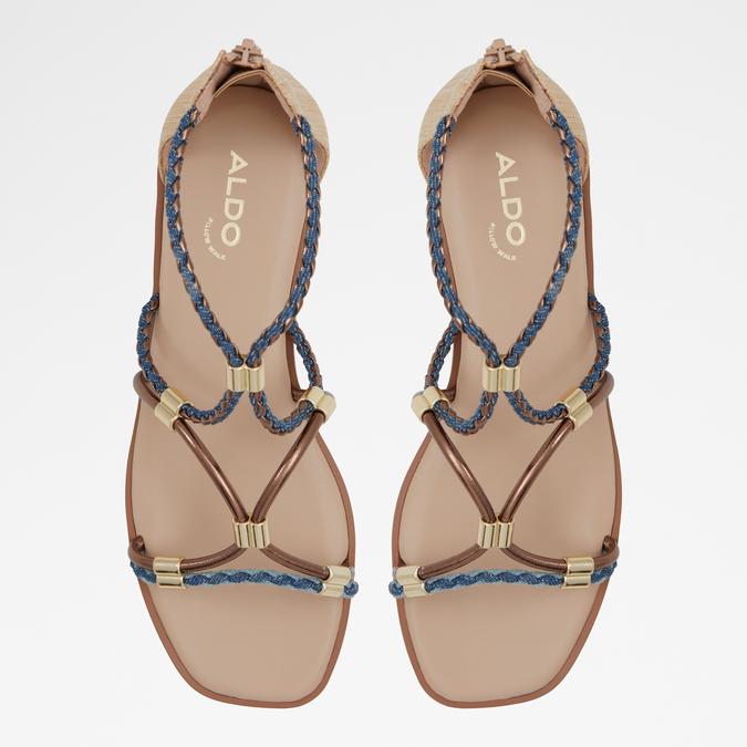 Oceriwenflex Women's Blue Flat Sandals