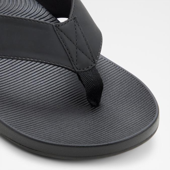 STEFFENA-IN Black Men Thong Sandals image number 4