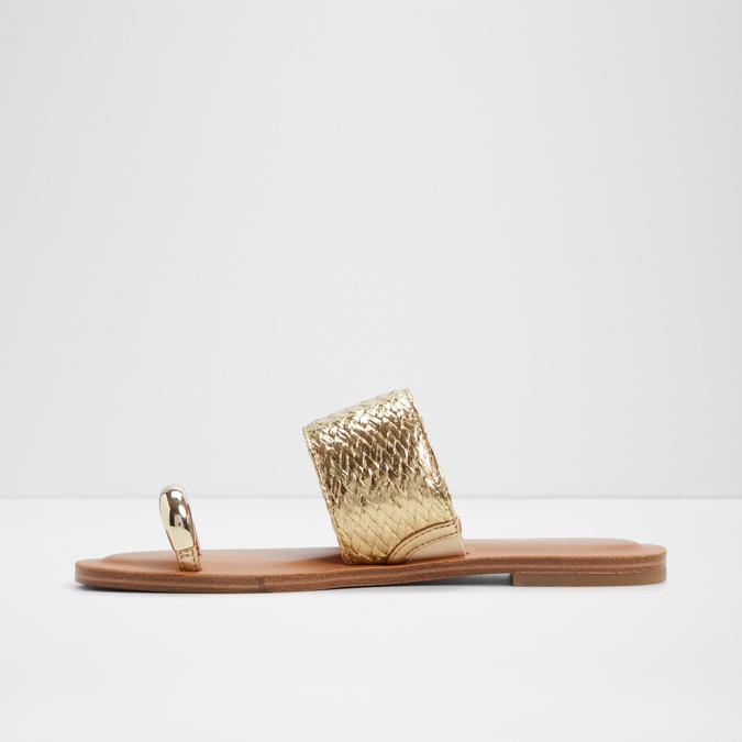 Beachwalk-In Women's Gold Flat Sandals image number 5