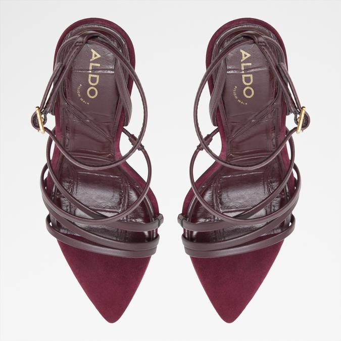 SOLANIA-B BURGUNDY Women Dress Sandals image number 5