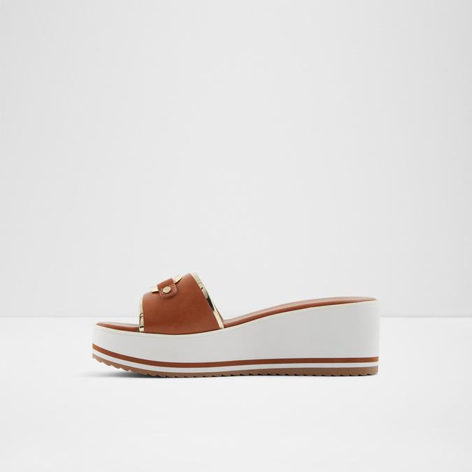 Fraudia Women's Cognac Sandals image number 2