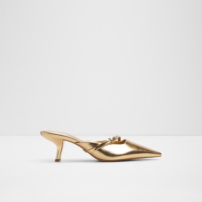 Goldenhaze-In Women's Gold Pumps