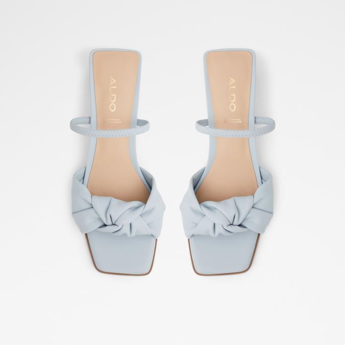 Wigoveth Women's Light Blue Block Heel Sandals image number 1