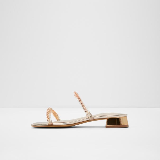 Rose gold clearance low heel sandals