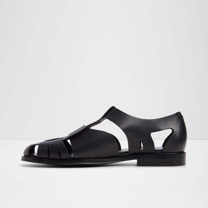 LANCINGA-IN Black Men Back Strap Sandals image number 2