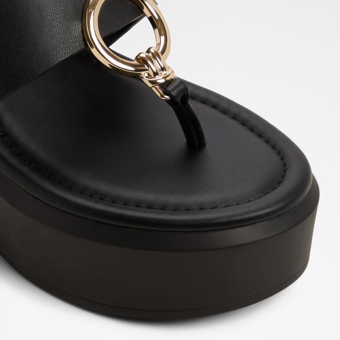 FRIEGAN Black Women Sandals image number 4