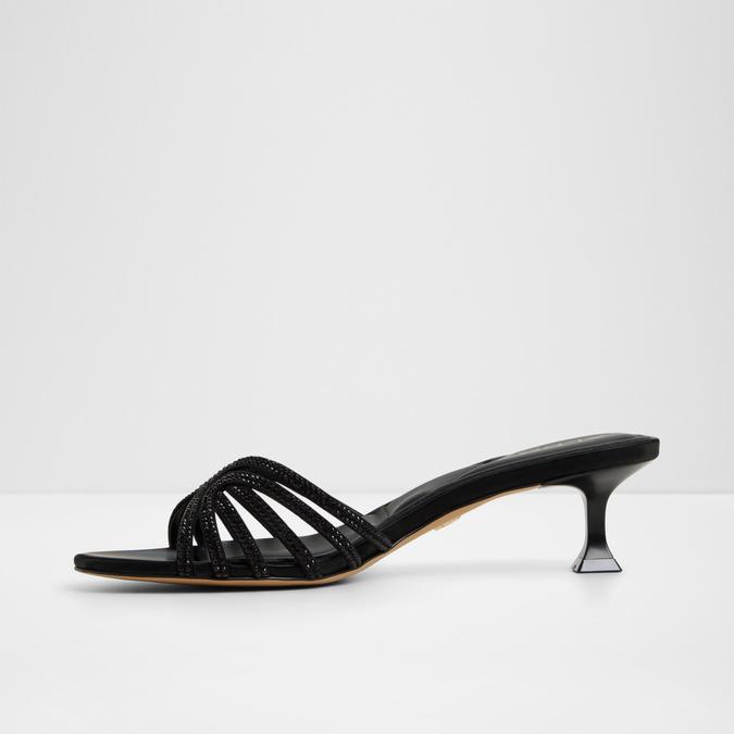 Delphie-In Women's Black Dress Sandals image number 3