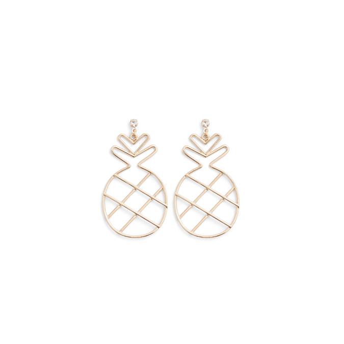 Murtelet Women's Clear On Gold Earrings