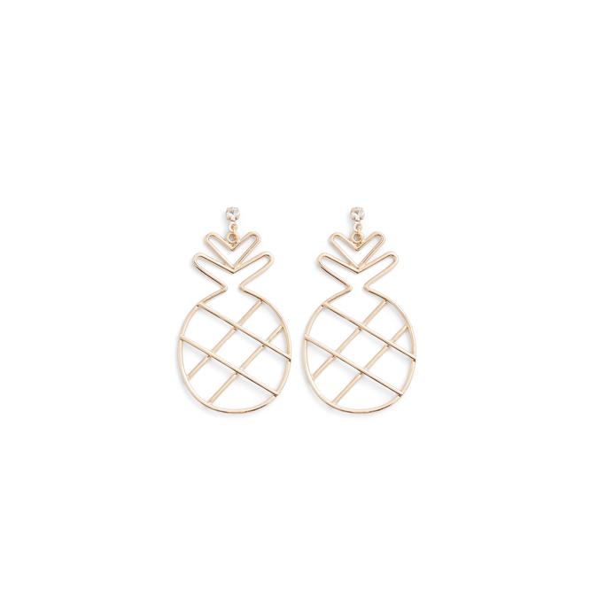 Murtelet Women's Clear On Gold Earrings