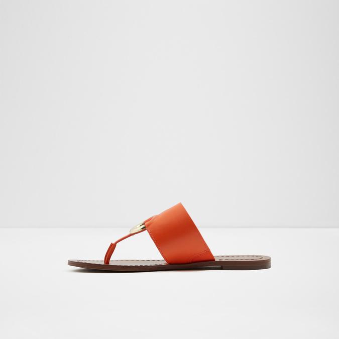 Ocericia Women's Orange Flat Sandals image number 3