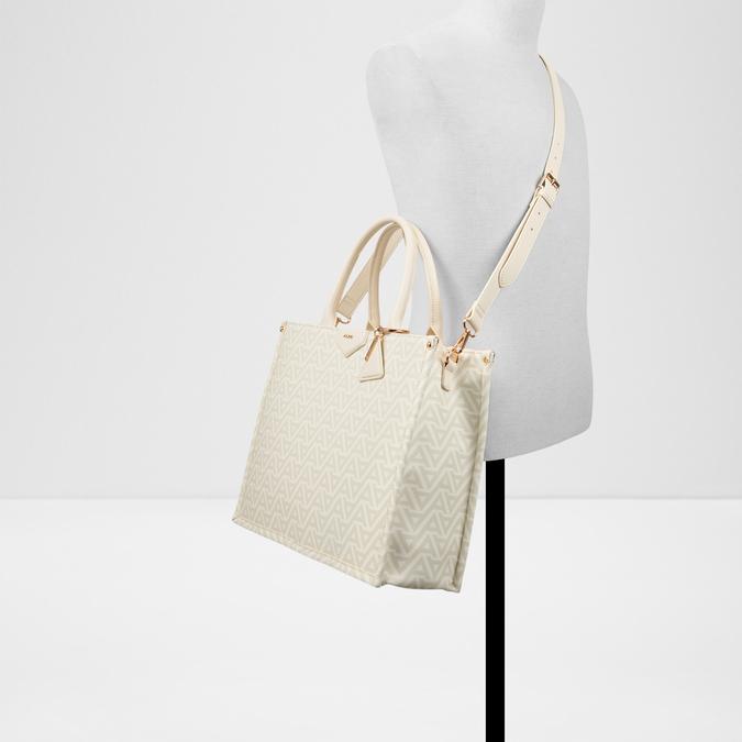 Phlavia Women's Beige Satchel image number 3