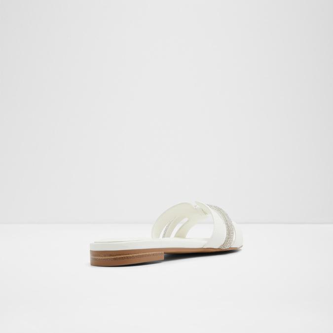 Deandra Women's White Flat Sandals image number 2
