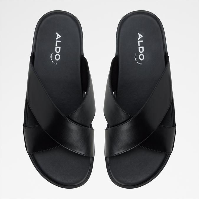 ERIK Black Men Sandals image number 5