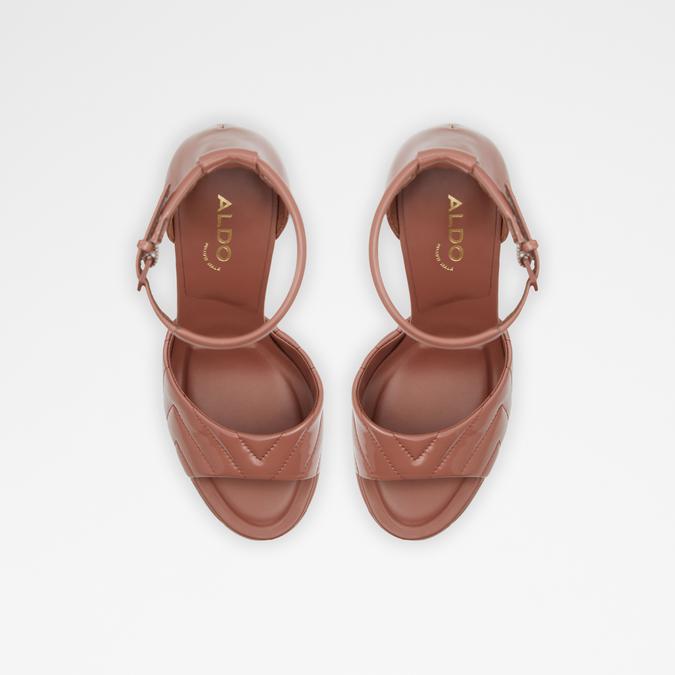Milena Women's Rust Block Heel Sandal image number 1