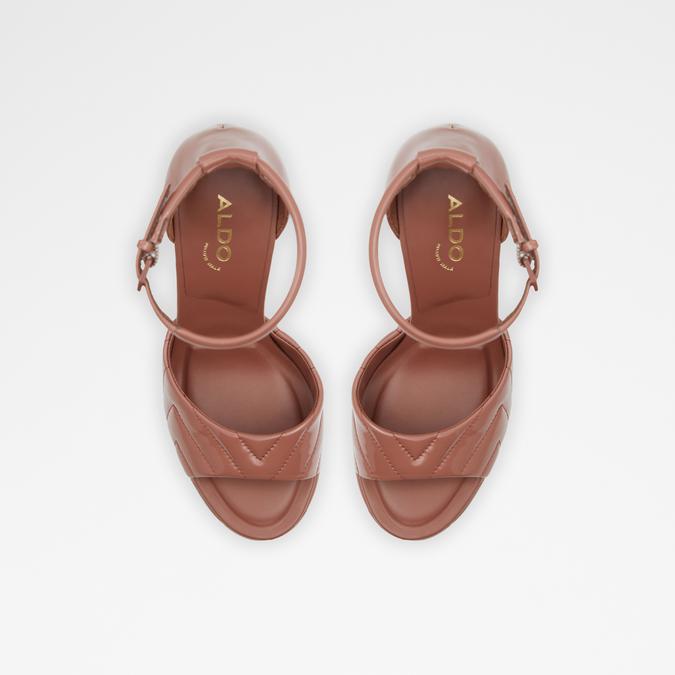 Milena Women's Rust Block Heel Sandal image number 1