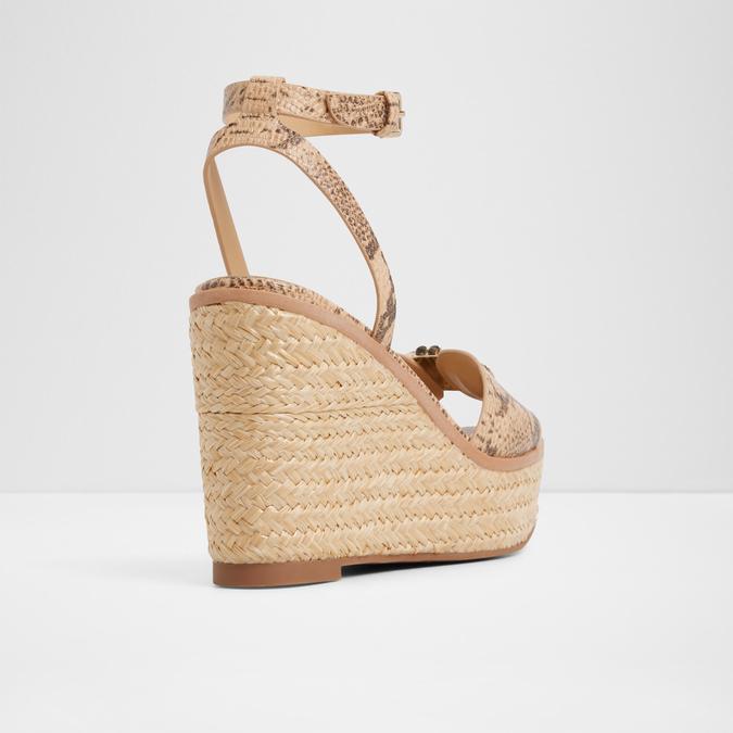 Droin-In Women's Brown Wedges image number 2