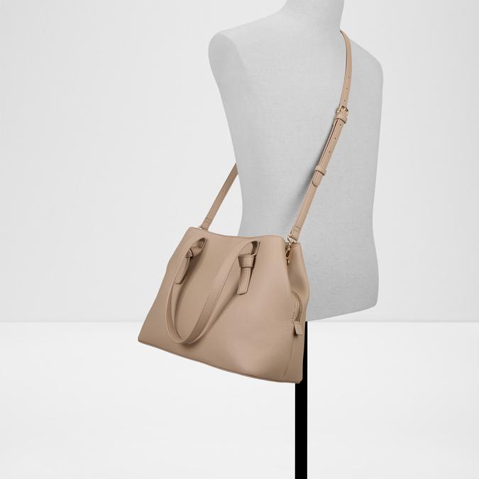 ADWOHAWAN Beige Women Totes & Satchel image number 3