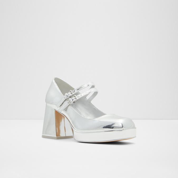 Manda Women's Silver Block Heel image number 5