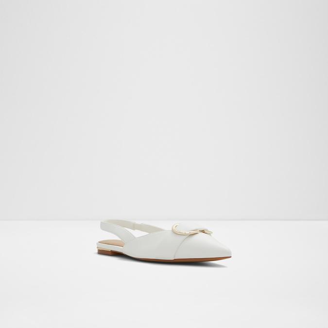 Tozi Women's White Ballerina image number 3