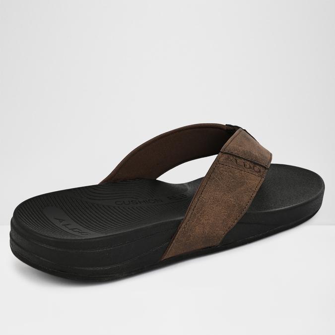 STEFFENA Brown Men Thong Sandals image number 2