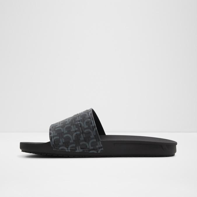 Dinmore Men's Black Single Strap Sandals image number 3