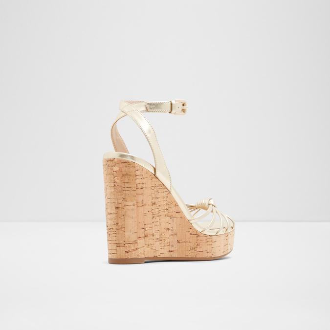 Kaoedia Women's Gold Wedges image number 2