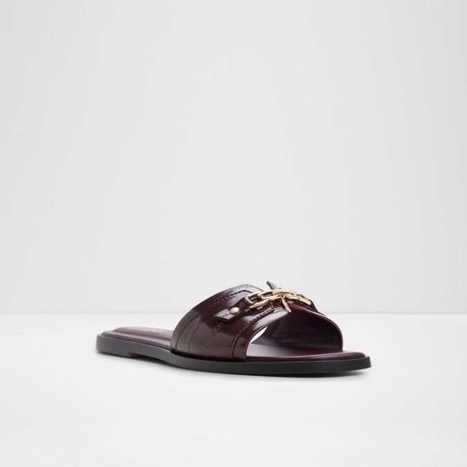 ALAMASSIA-IN Burgundy Women Flat Sandals image number 3