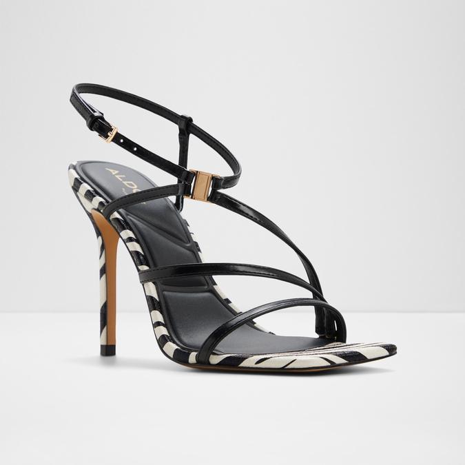 MAAKIE-B BLACK/WHITE Women Dress Sandals image number 3