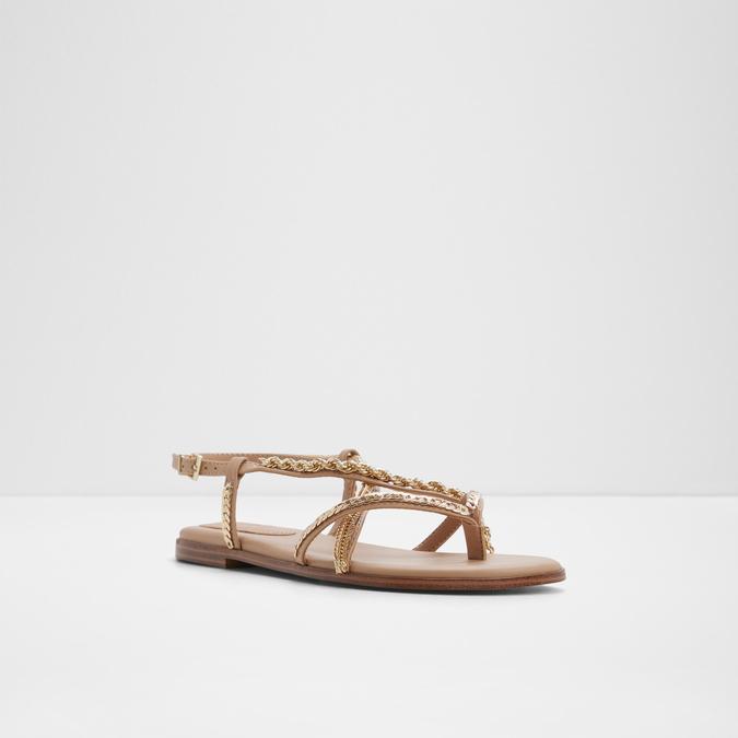 AURY-B MEDIUM BEIGE Women Flat Sandals image number 3
